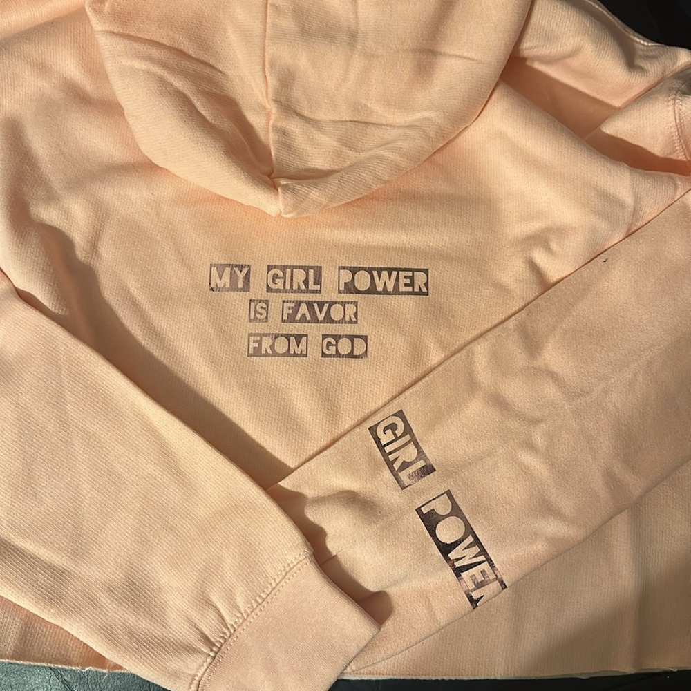 Girl Power Cropped hoodie - Picture 2 of 2